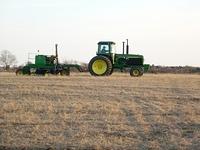 John Deere 4955 with JD No-Till Drill