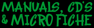 Manuals,CD's & Micro Fiche